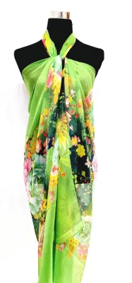 Produktbild von XXL Multifunktions Pareo Schal Wickelrock Strandtuch Wickeltuch Sarong Bademode Trägerkleid P16