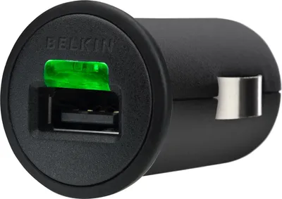 Produktbild von BELKIN Auto-Ladegerät, USB, 1.0A, 12V, kompakt, inkl. 30pin Lade-Sync Kabel