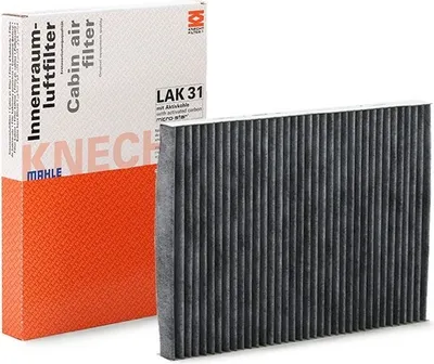 Produktbild von MAHLE Innenraumfilter LAK 31 Pollenfilter für VW Golf IV Schrägheck (1J1) Aktivkohle
