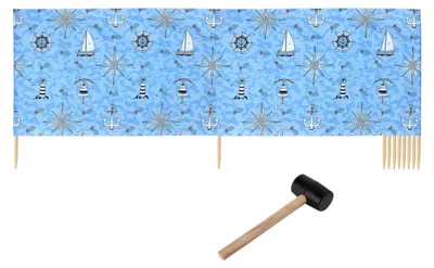 Produktbild von Ladeheid Strand Windschutz Sichtschutz LAEX001 (Marine-64, 15 m)