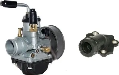 Produktbild von Sport VERGASER 21mm CHOKEHEBEL ANSAUGSTUTZEN für MBK EQUALIS EVOLIS Target 2T 50