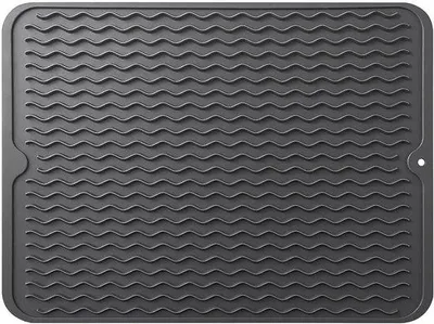 Produktbild von Silikon Ablauflatte - Heizestabil - Antislip - Schwarz - Hitzebeständig
