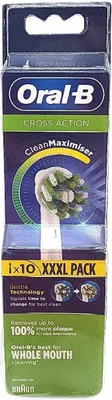 Produktbild von Oral-B CrossAction Ersatzzahnbürste 10er Packung Mundpflege Zahnpasta Aktion