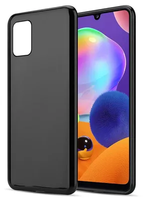 Immagine prodotto di Cadorabo cover per Samsung Galaxy A31 cover protettiva in nero custodia protettiva in silicone TPU cover case
