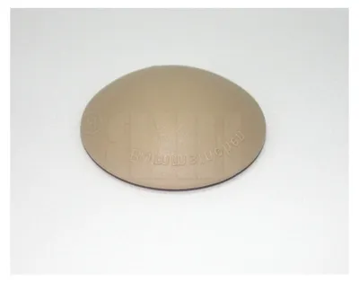 Produktbild von 5 Stück Türstopper beige, Türpuffer, Ø 40 mm, Höhe 12 mm, aus Kunststoff, zum Kleben und Schrauben