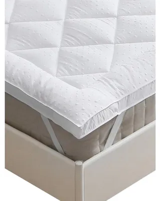 Immagine prodotto di Topper per materasso, 100x200 cm, imbottitura in microfibra, effetto ammortizzante