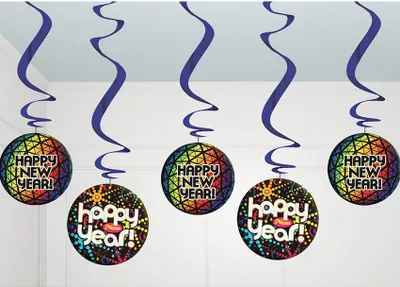 Produktbild von 'Happy New Year' Silvester Dekoration ca. 60 cm