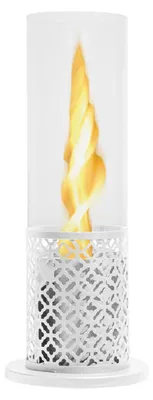 Produktbild von Tolosa - Bioethanol-Tischkamin før drinnen und drauøen ø20 x H49,5 cm, weiø