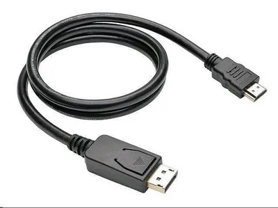 Zdjęcie produktu dla Kabel C-TECH DisplayPort/HDMI, 1 m, czarny