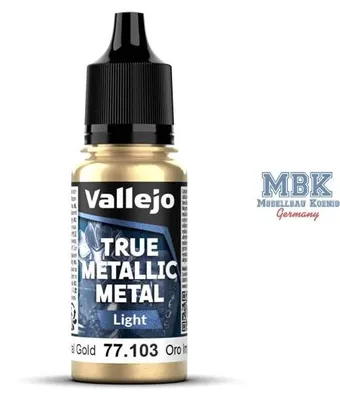 Immagine prodotto di Vallejo 77.103 - TMM Light, Kaiserliches Gold, 18 ml - Nuovo