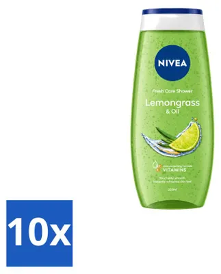 Obrázok produktu pre 10 kusov gélu na sprchovanie Nivea Lemon & Oil - 250 ml - výhodný balík