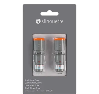 Produktbild von Silhouette SILH-BLADE-KRAFT-2 - Ersatzklingen - Orange - Weiß - Silhouette Cameo 4