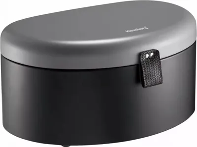 Produktbild von Klausberg Brotkasten KB-7576 in Schwarz und Grau