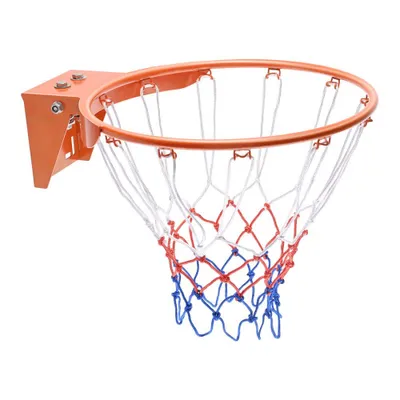 Obrázok produktu pre Sada na montáž basketbalového koša na stenu - Robustný basketbalový obruč Q235 so sieťkou - Štandardný 18-palcový závesný kôš do interiéru aj exteriéru - Vhodný pre deti.