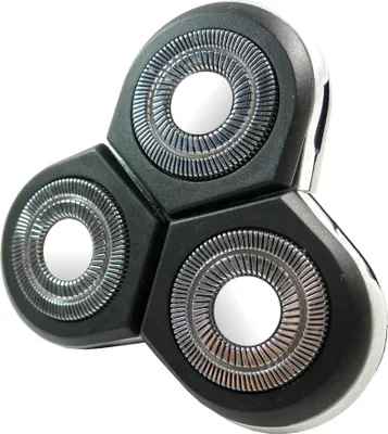 Produktbild von Trade-Shop Scherkopf Rasierkopf mit Schutzkappe kompatibel mit Philips RQ1250 RQ1250CC RQ1250X RQ1251 RQ1251CC RQ1252 RQ1252CC RQ1255 ersetzt RQ10
