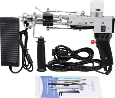 Produktbild von Tufting-Pistole, elektrisch, höhenverstellbare Florhöhe, EU STECKER