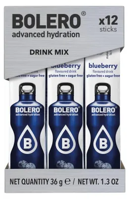 Produktbild von Bolero Sticks (12x3g) Blueberry - Intra- & Post-Workout - Intra-Workout
