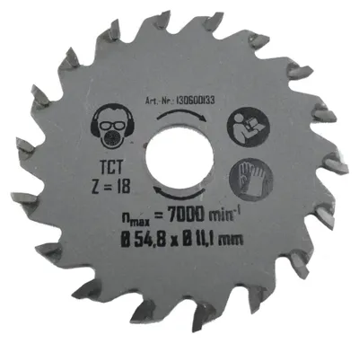 Produktbild von MATRIX TCT Sägeblatt 54mm Ersatz für Mini Handkreissäge MCS 400 PW | 10 Zähne
