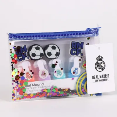 Productafbeelding van Real Madrid bal, mini-set met tekstmarkeerders, 4-delig