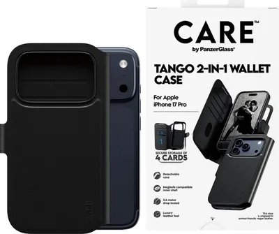 Image de PanzerGlass CARE by ® Feature Case Tango Portefeuille deux-en-un avec MagSafe iPhone 17 Pro