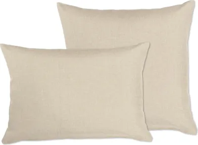 Immagine prodotto di Coperte per cuscini Beautex, aspetto lino, per cuscini da divano, colore sabbia, 80x80 cm