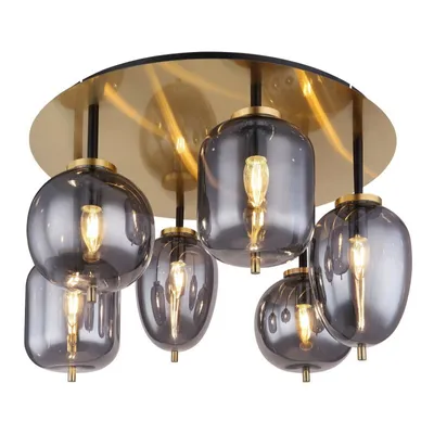Zdjęcie produktu dla Lampa sufitowa BLACKY I 15345-6DMM Globo