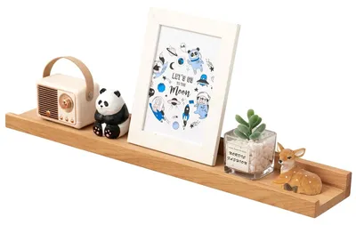 Productafbeelding van Houten Wandplank van Eikenhout, 50 x 15 cm