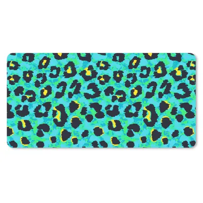 Produktbild von MuchoWow® Mauspad Mousepad Panther Druck - Neon - Tiere - Design 60x30 cm - Mousepads - Maus Mat - Pad - Mausunterlage - Nachhaltig