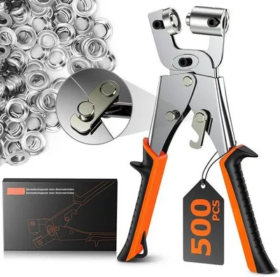 Produktbild von Famanu Grommet-Ohrlochzange Set - Professionelle Perforationswerkzeuge