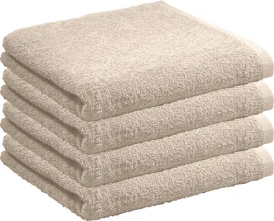 Produktbild von REDBEST Duschtuch Oceanside" 4er-Pack beige 70x140 cm"
