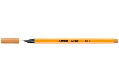 Image de Fineliner - STABILO point 88 - stylo simple - ocre foncé