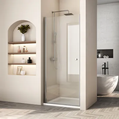 Zdjęcie produktu dla Heilmetz kabina prysznicowa z drzwiami wnękowymi 80x185cm parawan prysznicowy 6mm ESG szkło bezpieczne z nanopowłoką nisza prysznicowa