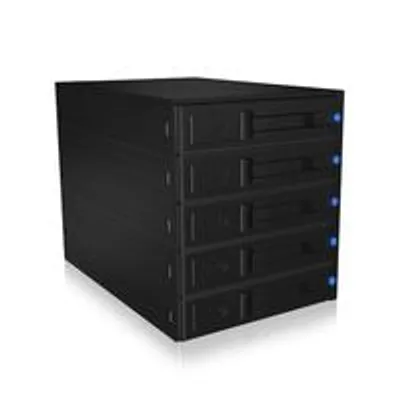 Obrázek produktu pro ICY BOX IB-575SSK-12G, 8,89 cm (3.5"), Propojovací rovina, Černá, 3.5", SATA III, Serial Attached SCSI (SAS), Hliník, Plast, Ocel