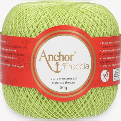 Produktbild von Anchor Freccia Stärke 16 4771016-00253 grün Häkelgarn, 100 % Baumwolle