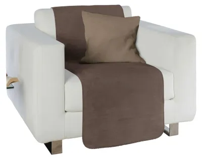 Produktbild von Erwin Müller Sessel- und Sofaschoner Matera" espresso/hellbraun 50x200 cm"
