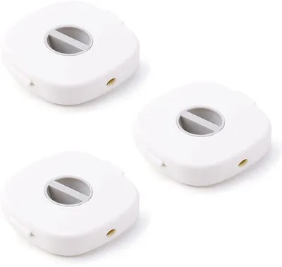 Produktbild von Draagbare Kabelhalter - Einbaufreundliche Kabelbox - Multifunktionskabelorganizer - Für Headsetkabel und USB-Kabel - Miniaturkabelwinder - Weiss