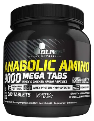 Image de Olimp Anabolic Amino 9000 - 300 Comprimés