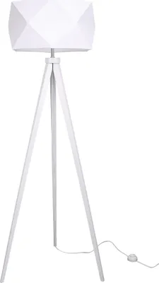 Image de Light-Home Abat-jour Lampadaire moderne - Lampadaire pour salon, chambre à coucher, bureau - Lampe industrielle à trois pieds en bois