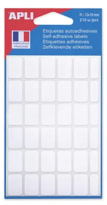 Imagen del producto de agipa Vielzweck-Etiketten, 12 x 18 mm, weiá