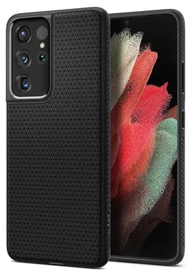 Obrázok produktu pre Spigen ACS02350, Ochranný obal, Samsung, Galaxy S21 Ultra 5G, 17,3 cm (6.8"), Čierna