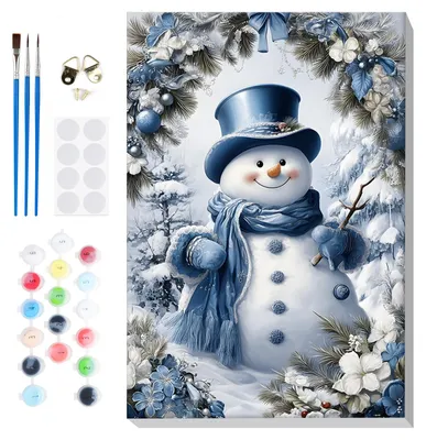 Malen nach Zahlen für Erwachsene, mit Rahmen, DIY-Set, Acrylfarben
