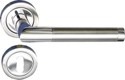 Produktbild von Rosettengarnitur BB Dallas II Edelstahl Bicolor