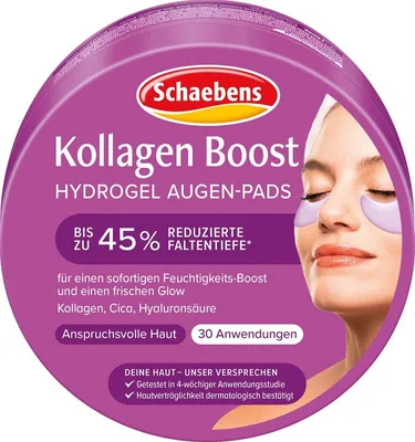 Produktbild von Schaebens Kollagen Boost Hydrogel Augenpads, 30 Anwendungen