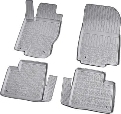 Zdjęcie produktu dla gumowe dywaniki podłogowe 3D do MERCEDES GL / GLS klasa X166 | rok od 2012> | szary + krawędź