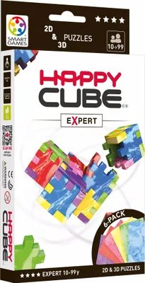 Produktbild von SmartGames Happy Cube 6 Colour Pack Expert, 3D-Puzzle, Junge/Mädchen, 9 Jahr(e)
