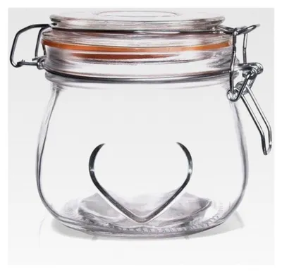 Produktbild von Einmachglas mit Bügelverschluss | Glasbehälter 500 ml