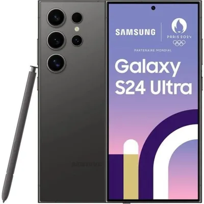 Produktbild von Samsung Galaxy S24 Ultra , 17,3 cm (6.8"), 3120 x 1440 Pixel, 12 GB, 256 GB, 200 MP, Schwarz, Titan