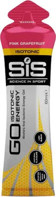 Produktbild von Science in Sport - SIS GO Isotonic Energy Gel - Vegan -  Grapefruit geschmack - Isotonische Formulierung mit 22g Kohlenhydraten - 30 x 60ml