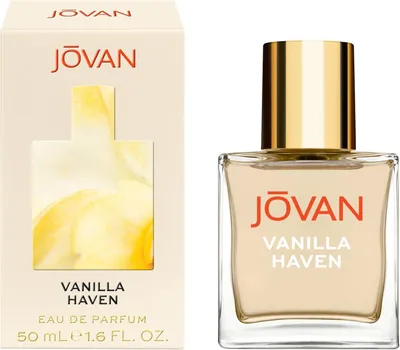 A product shot of a perfume bottle and its packaging.