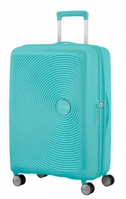Obrázek produktu pro American Tourister Sounbox Spinner Rozšiřitelný kufr Hard Shell Blue 71,5 litru Polypropylen (PP)